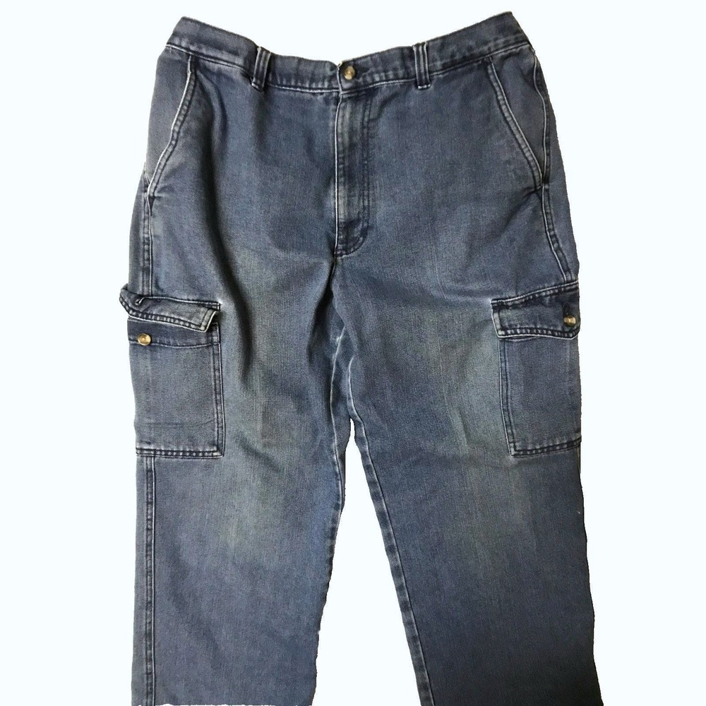 David Taylor Collection Cargo Jean Relaxed Fit Baggy Skate Men's  38x30